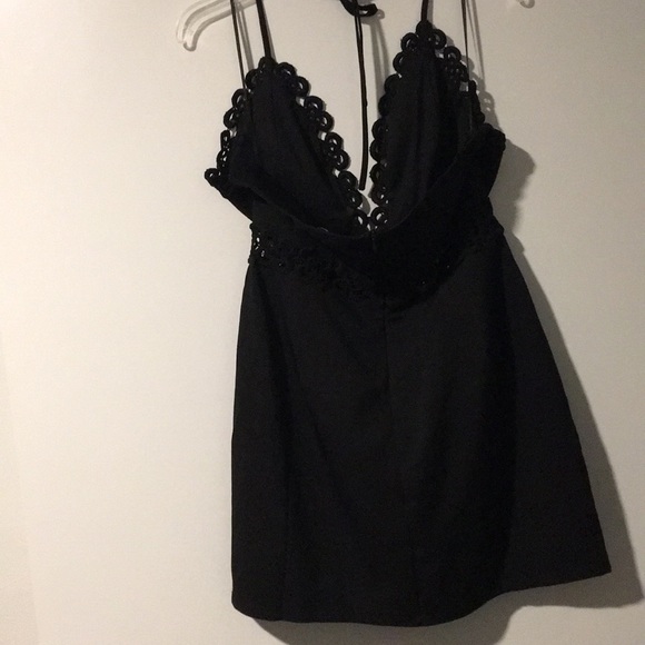 Missguided Black Cut-Out Dress - Picture 5 of 6